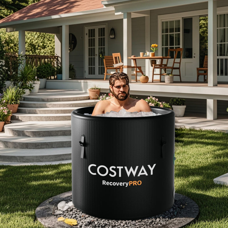 79 Gal Water Chiller Compatible Cold Plunge Tub with Cover