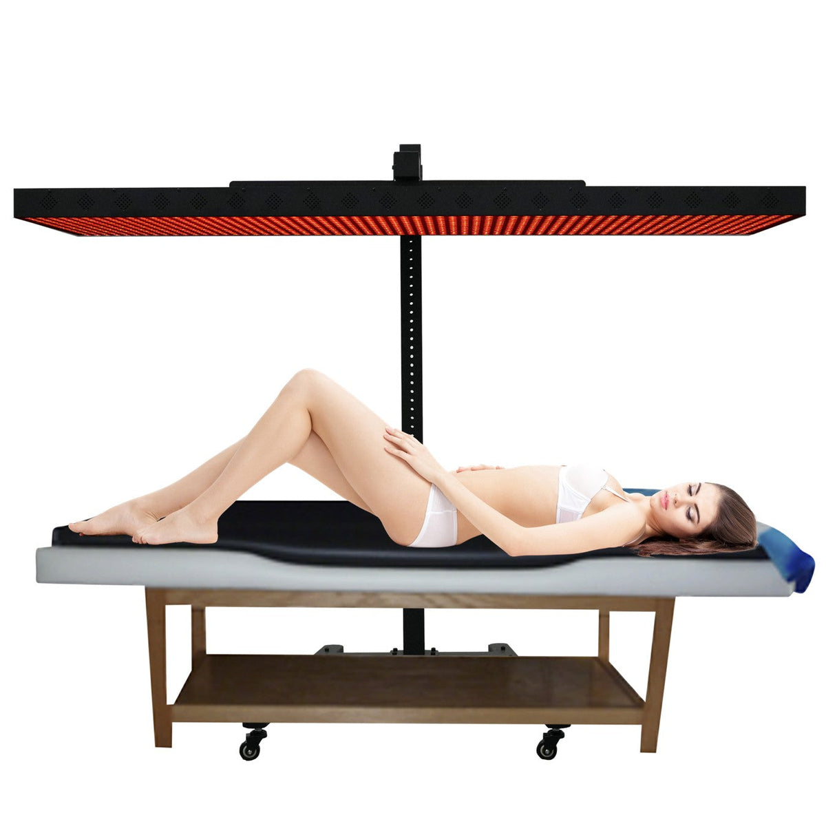 Horizontal Rolling Stand for EXESAS Red Light Therapy Panels, Compatible only with EXESAS Panels. (Stand Only, Panel Sold Separately)