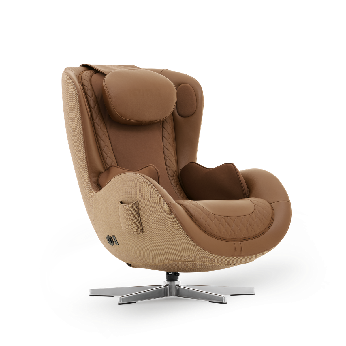 NOUHAUS Nou Campo Massage Chair with Ottoman