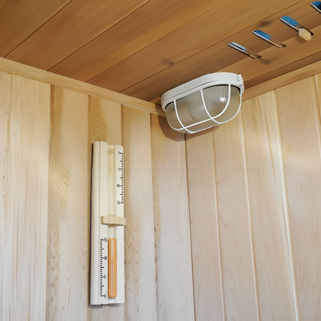 Charleston 4-Person Indoor Traditional Sauna Double Bench